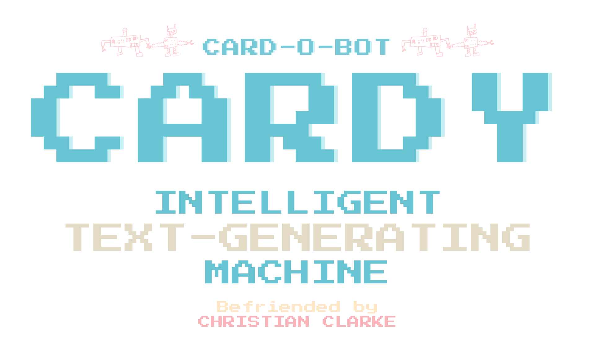 Card-o-bot. CARDY. Intelligent text-generating machine.